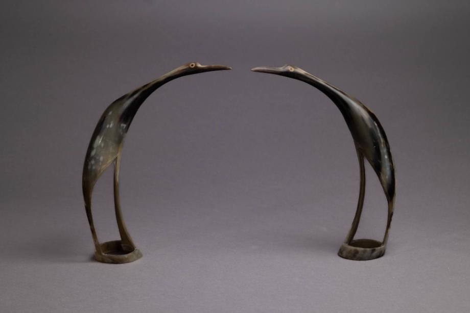 African bone birds given to Billy Graham