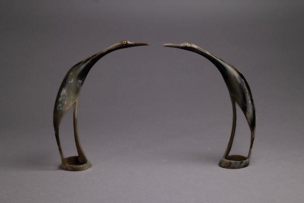 African bone birds given to Billy Graham