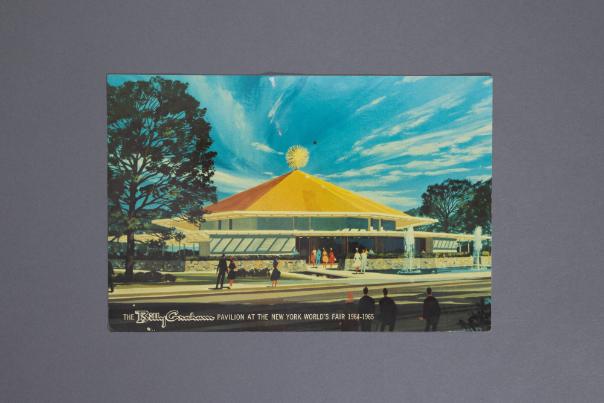Postcard of the Billy Graham Pavilion at the New York World's Fair