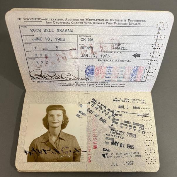 Ruth Bell Graham's United States Passport